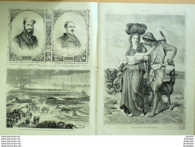 Le Monde illustré 1861 n°216 Usa Fort Pickens Rome Fête Dieu Hong Kong Wampou Changhai