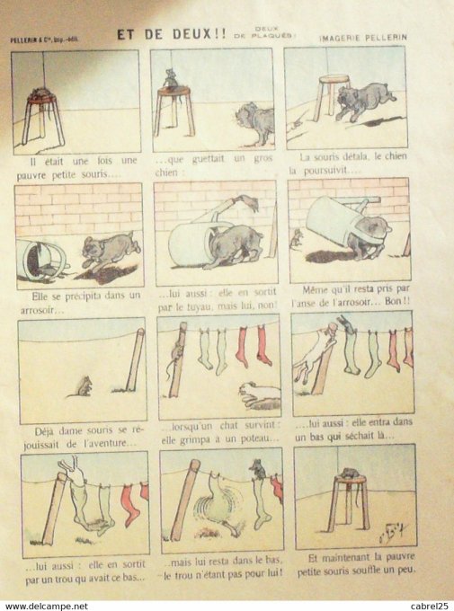 Et  de Deux Deux Plaques (Pellerin d'epinal) Rabier Benjamin