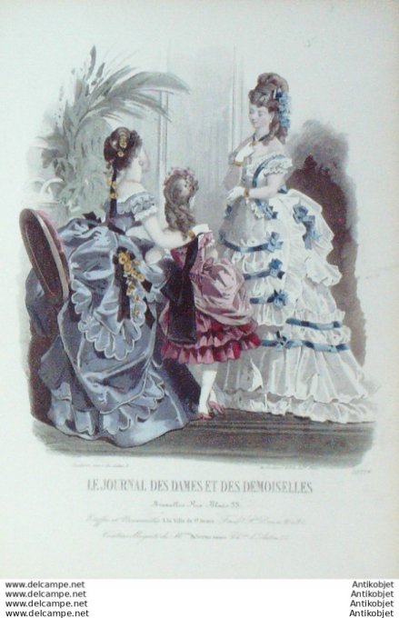 Journal des Dames Demoiselles 1872 # 1077