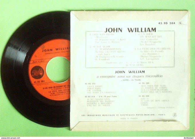 William John 45T EP La fête des pêcheurs 1958