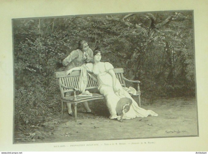 Le Monde illustré 1896 n°2051 Reims (51) Jeanne d'Arc  Avignon (84) Douai (59) Madagascar Aix-la-Cha