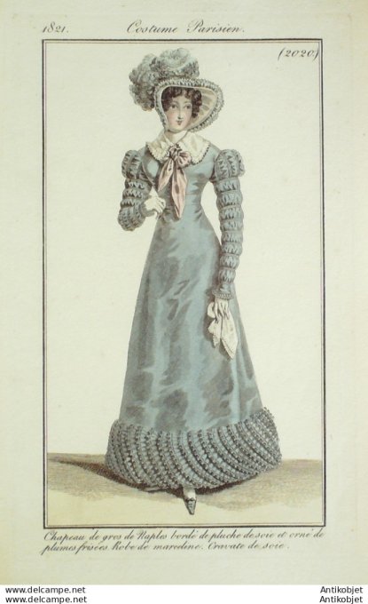 Costume Parisien 1821 # 2020 Robe de marceline  cravate