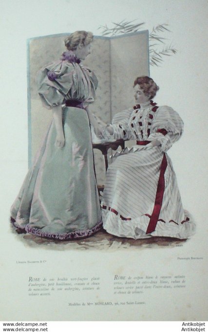 La Mode pratique 1894 # 45 Robes de soie et crépon