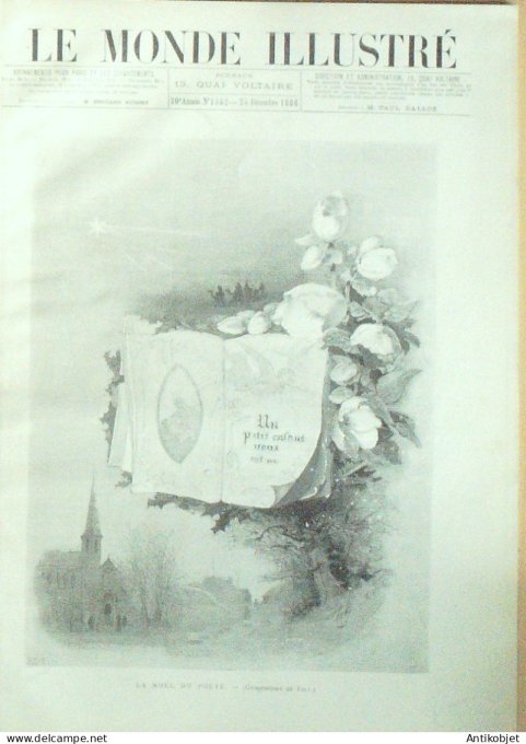 Le Monde illustré 1886 n°1552 Joinville-le-Pont (94) Pompiers Paysans bretons