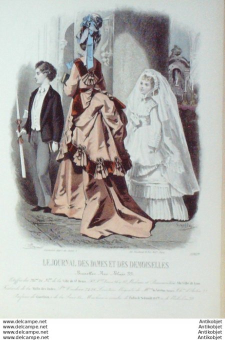 Journal des Dames Demoiselles 1872 # 1080