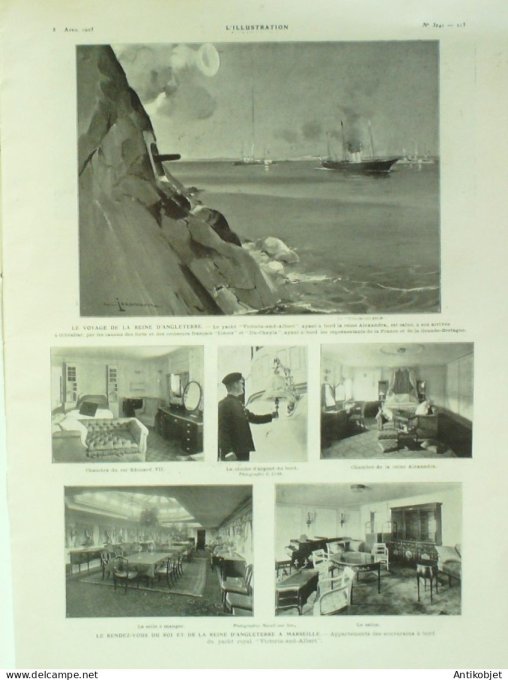 L'illustration 1905 n°3241 Marseille (13) Portugal Lisbonne Arcueil (94) Maroc Tanger Pays-Bas Dordr