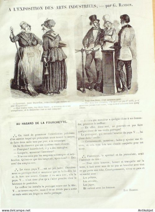 Petit journal pour Rire 1864 # 514 La nuit de Noel Gustave Dore