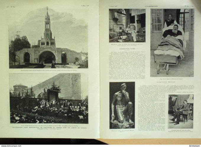 L'illustration 1905 n°3241 Marseille (13) Portugal Lisbonne Arcueil (94) Maroc Tanger Pays-Bas Dordr