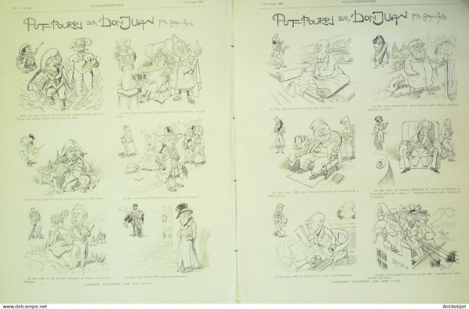 L'illustration 1896 n°2802 Beaune (21) Vins Hospice Château de Vougeot Maison D’Orléans