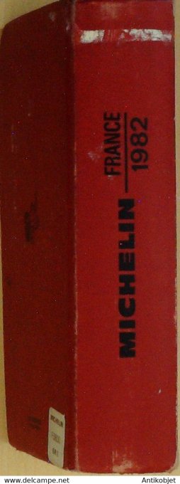 Guide rouge MICHELIN 1982 75ème édition France