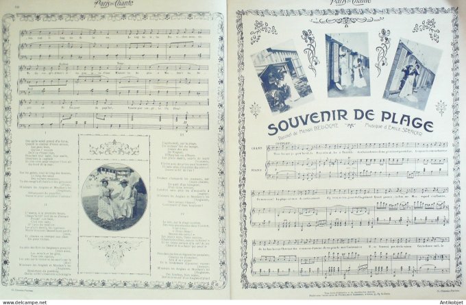 Paris qui chante 1905 n°136 Lucien Boyer Maxime Gay Marinier  Henri Belloche