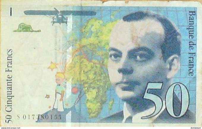 Billet de Banque de France 50 Fr St-Exupéry 1994