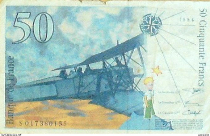 Billet de Banque de France 50 Fr St-Exupéry 1994