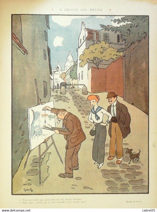 Le Rire 1911 n°458 Guillaume Laborde Névil Genty Fabiano Ostoya Gris Manfredini Castelno
