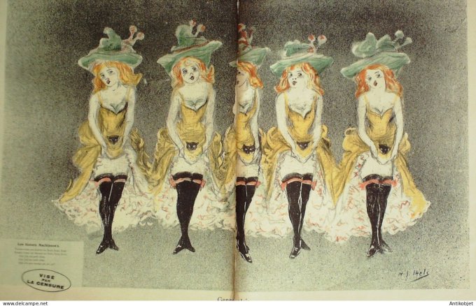 L'Assiette au beurre 1901 #  36 Les cafes concerts I La censure Ibels