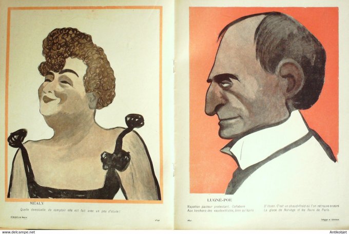 L'Assiette au beurre 1904 # 158 Cabotins & Cabotines Camara