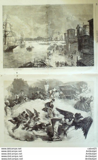 Le Monde illustré 1861 n°223 Vichy (01) Siam Bangkok Belgique Anvers Turquie Abdul Aziz Sultan