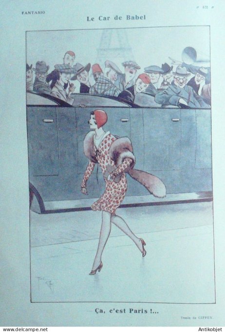 Fantasio 536 1929 Noailles Picabia Vallee Giffey Yamata Sergines Lika Prangey