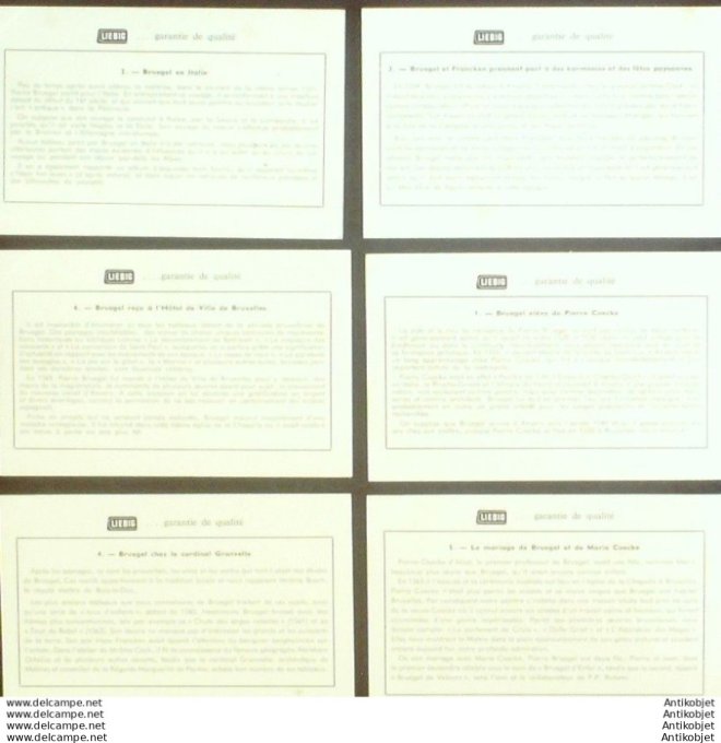 Chromo Liebig Sang 1781 Breughel Pierre (1962)