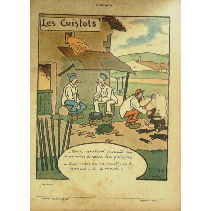 La Baionnette 1917 n°092 (Les cuistots) BOFA GASTYNE GAZAN ORDNER CAPY LE RALLIC