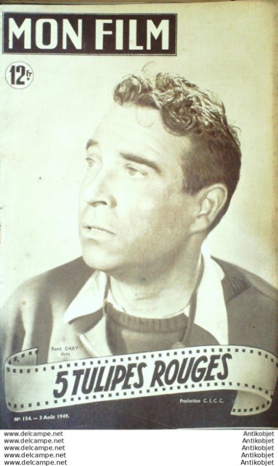Mon Film 154 49-08- 3 5 tulipes rouges Rene Dary Suzanne Dehelly