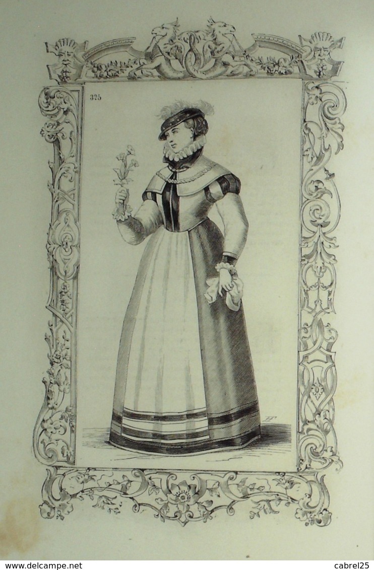 Allemagne BOHEME noble dame 1859