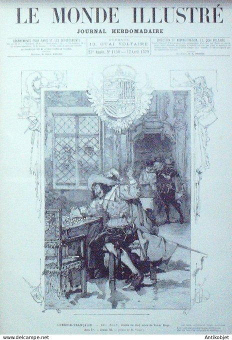 Le Monde illustré 1879 n°1150 Russie St-Pétersbourg Point-Gamma