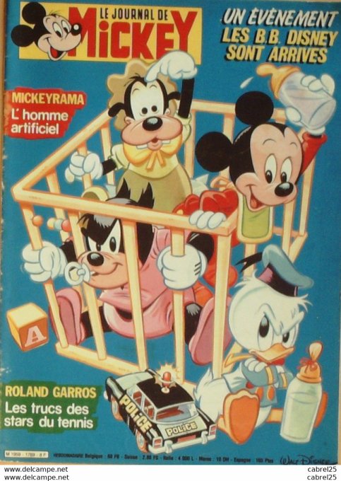 Journal de Mickey n°1769 James BOND (14-6-1986)