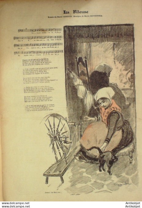 Gil Blas 1894 n°45 Maurice MONTEGUT Marie KRYSINSKA Raoul GINESTE A.SAMAIN WEDER
