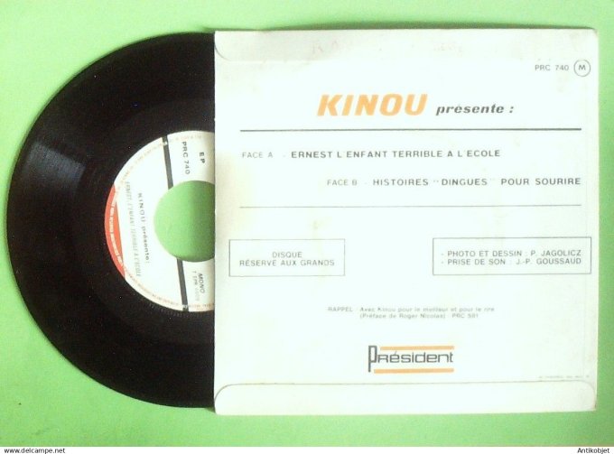 Kinou 45T SP Ernest l'enfant terrible à l'école