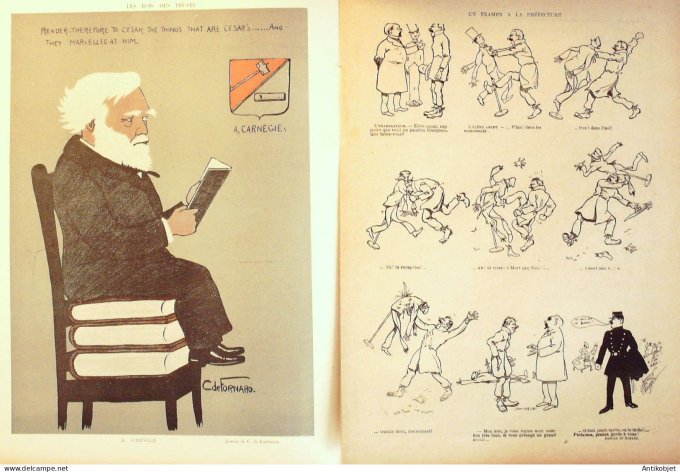 Le Rire 1903-11-21 #  62 Journal humoristique Ed.Originale M.A.Carnegy