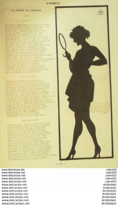 La Baionnette 1918 # 135 (Ombres De Guerre) Nam Jacques Poirier Jacques