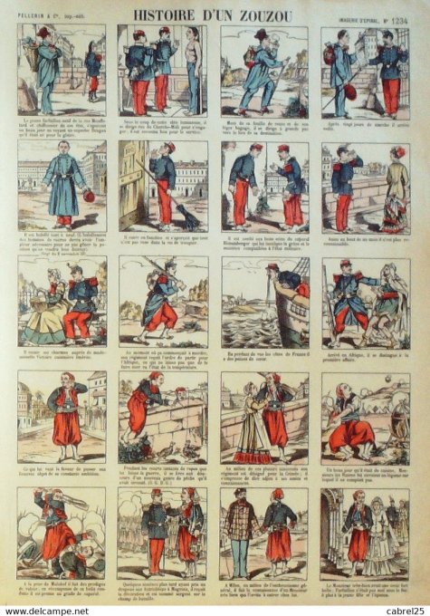 Un Zouzou  (Pellerin d'epinal)