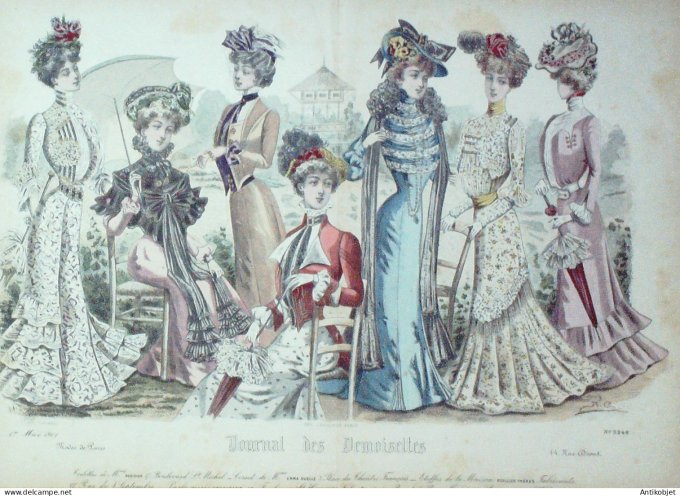Journal de Demoiselles 1901 # 5250 (Maison Marie-Louise)