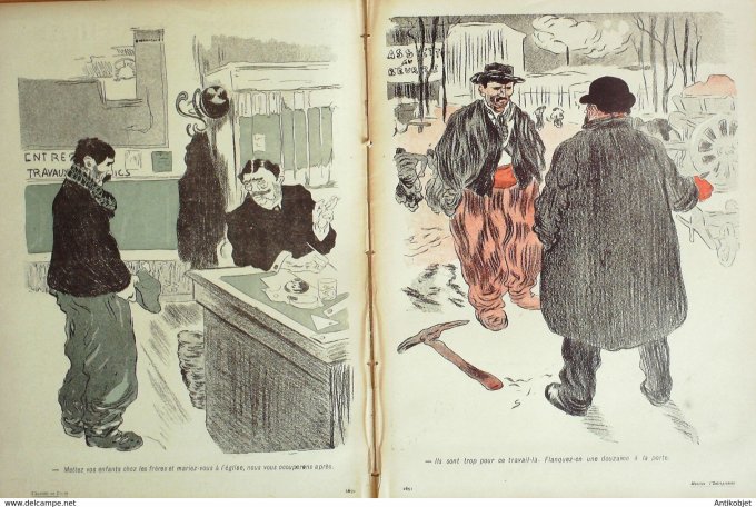 L'Assiette au beurre 1904 # 159 Mossieu l'entrepreneur Georges