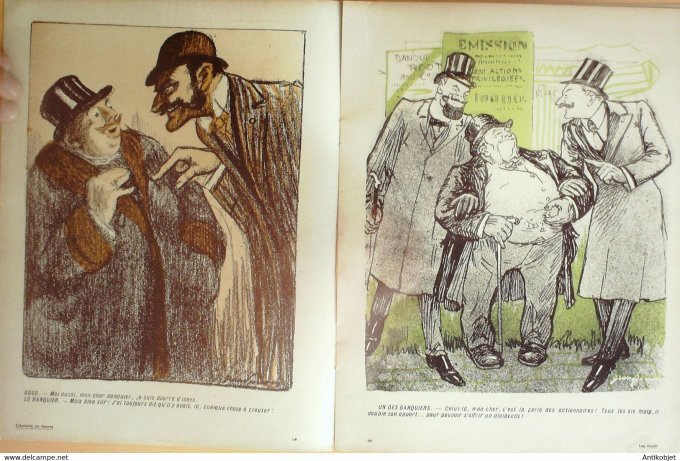L'Assiette au beurre 1908 # 367 Les gogos ou la rochette surprise Grandjouan