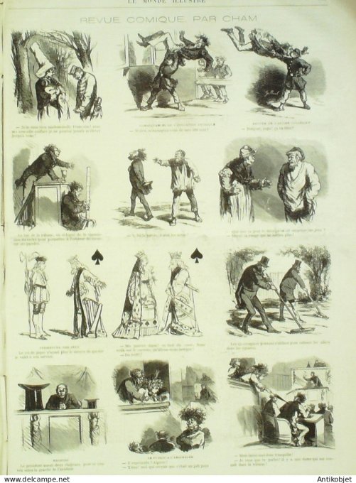 Le Monde illustré 1872 n°817 Alfortville Ivry (94) Japon Chinagawa Yeddo Nantes (44) Chatillon-le-Du