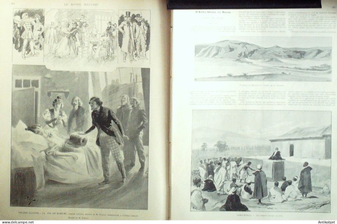 Le Monde illustré 1898 n°2151 Cuba Cienfuegos Porto-Rico Philippines Goro-Walga Goubarzié