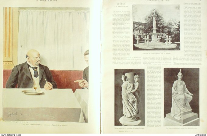 Le Monde illustré 1900 n°2244 Afrique-Sud Spionkop Makefing Bird's-river Waterval Kronstadt Sèvres (