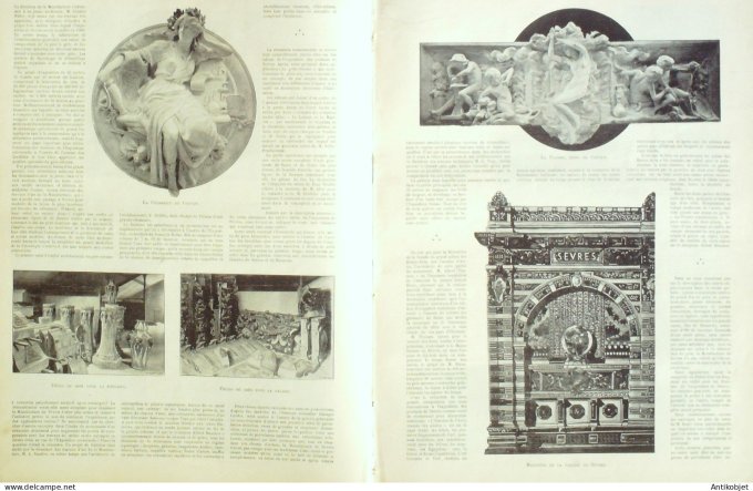 Le Monde illustré 1900 n°2244 Afrique-Sud Spionkop Makefing Bird's-river Waterval Kronstadt Sèvres (