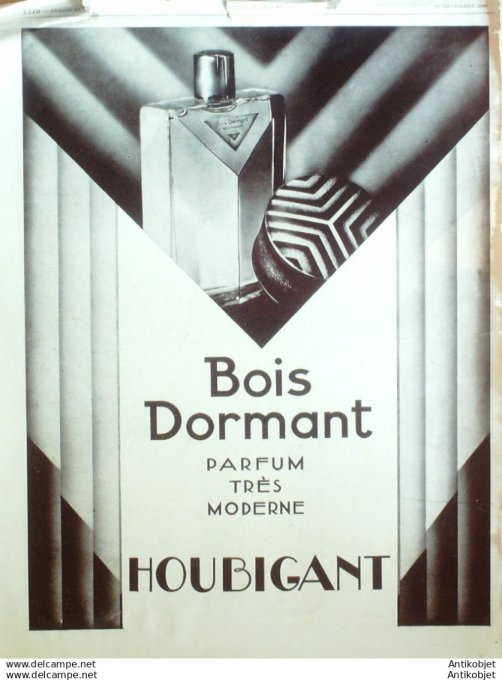 Publicite Cosmetique Houbigant 1929