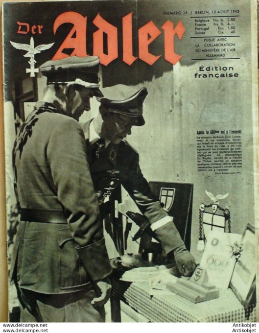 Revue Der Adler Ww2 1943 # 16