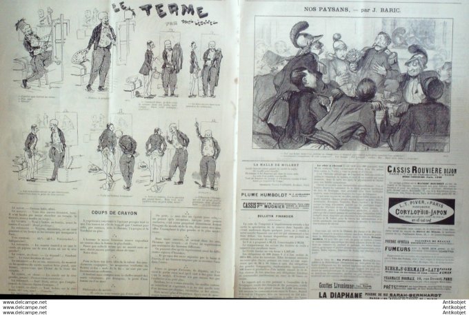 Le Journal Amusant 1890 # 1790 Derriere le rideau par Stop Chasseurs a tir par Crafty Salon-revue 18