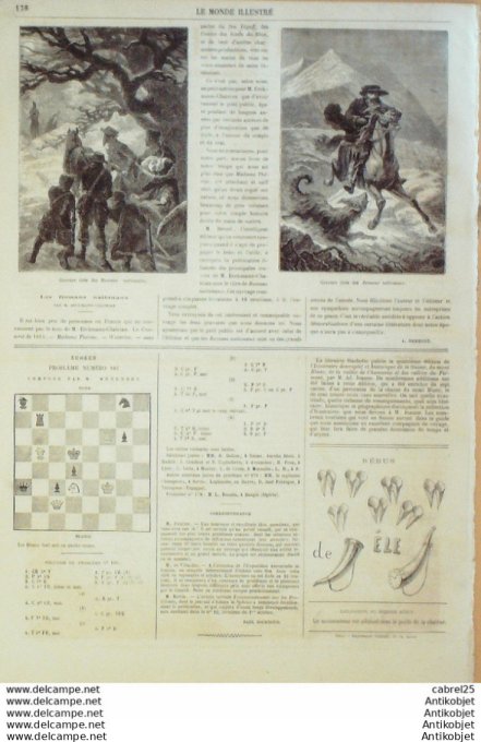 Le Monde illustré 1865 n°439 Angleterre Portsmouth Allemagne Bade St Cloud (62) Ecosse Deysburg