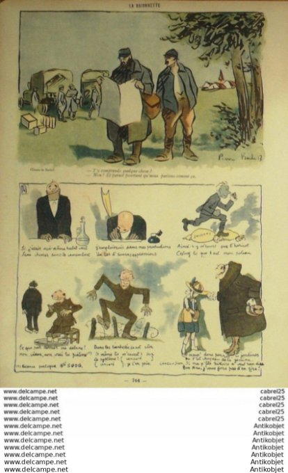 La Baionnette 1917 # 126 (Le Francais Tel Quel) Bridge Bofa Pallier Harley Barbe Giles