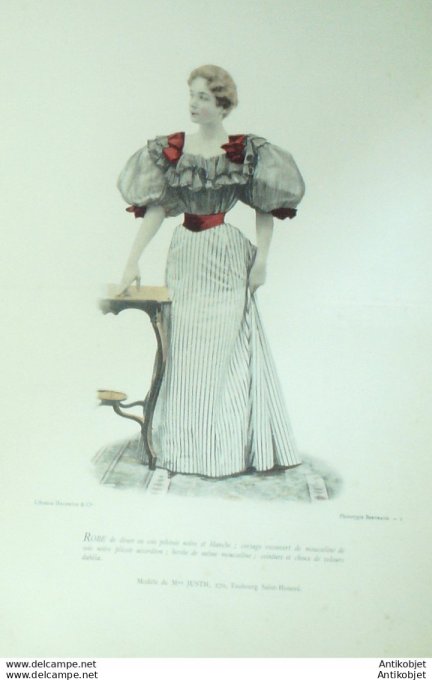 La Mode pratique 1894 # 49 Robe de soie