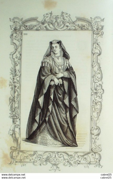 Italie SIENNE Dame noble 1859