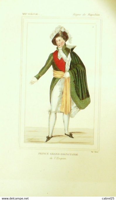 Dignitaire Prince De L'empire Napoleon 19ème 1852