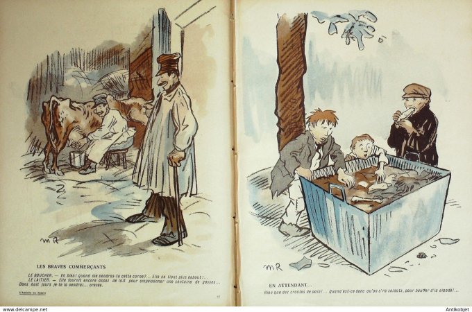 L'Assiette au beurre 1908 # 368 Viande à soldats Radiguet