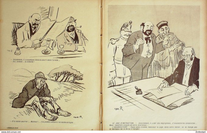 L'Assiette au beurre 1908 # 368 Viande à soldats Radiguet